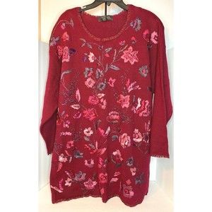 Design, Lane Bryant -,  Motif Embroidered Pullover Size 18/20